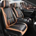 Funda de Auto Universal Dominus en Cuero Legítimo con Airbag +REGALOS: Alfombras de Cuero y Funda de Volante
